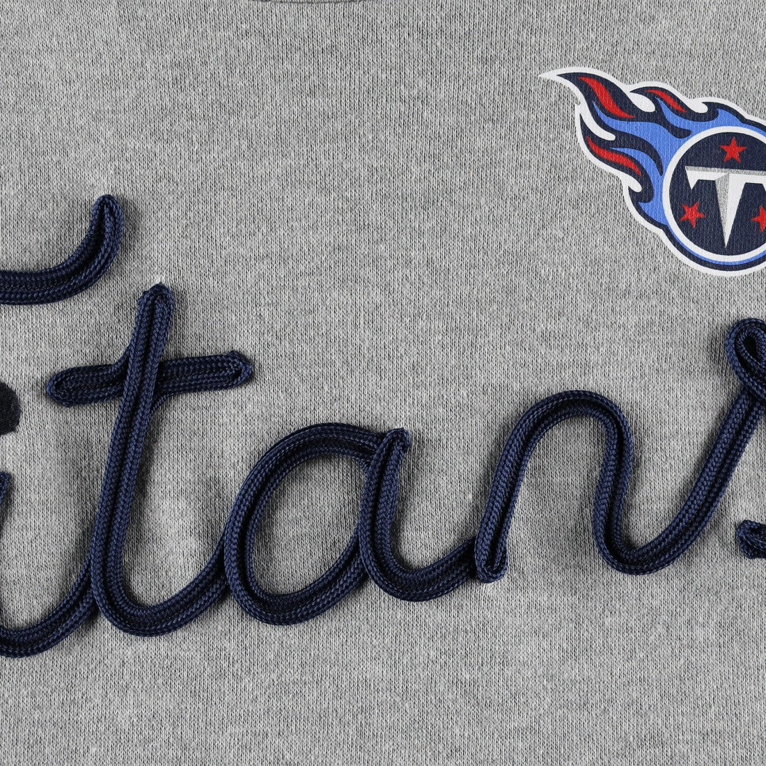 Tennessee Titans Touch Women's Outfield Deep V-Back Waist Length Pullover Sweatshirt | NFL Hot