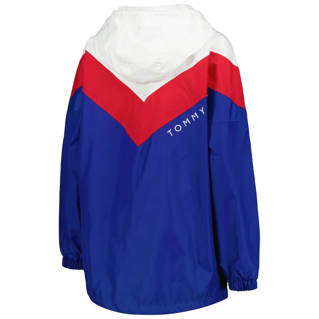 Buffalo Bills Tommy Hilfiger Women's Staci Half-Zip Hoodie Windbreaker Jacket | NFL On sale