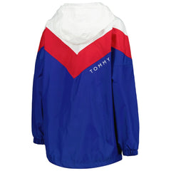 Buffalo Bills Tommy Hilfiger Women's Staci Half-Zip Hoodie Windbreaker Jacket | NFL On sale
