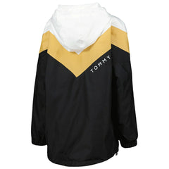 New Orleans Saints Tommy Hilfiger Women's Staci Half-Zip Hoodie Windbreaker Jacket | NFL Online