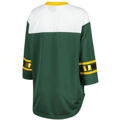 Green Bay Packers G-III 4Her by Carl Banks Women's Double Team 3/4-Sleeve Lace-Up T-Shirt | NFL Sale