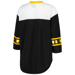 Pittsburgh Steelers G-III 4Her by Carl Banks Women's Double Team 3/4-Sleeve Lace-Up T-Shirt | NFL Near me