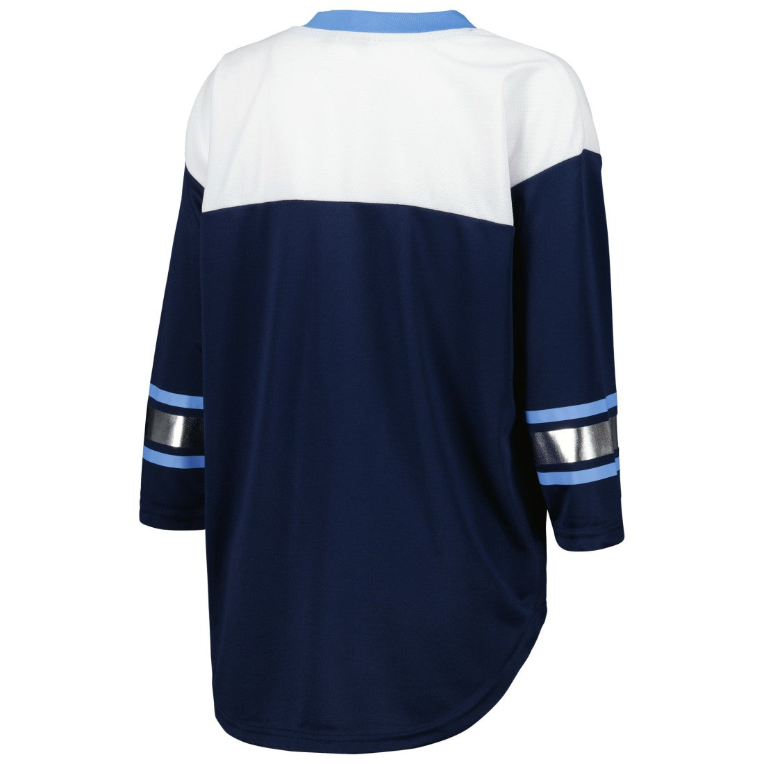 Tennessee Titans G-III 4Her by Carl Banks Women's Double Team 3/4-Sleeve Lace-Up T-Shirt | NFL Sale