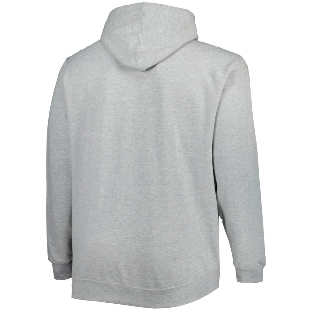 Heathered Gray Milwaukee Bucks Big & Tall Heart & Soul Pullover Hoodie | NBA