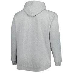 Heathered Gray Milwaukee Bucks Big & Tall Heart & Soul Pullover Hoodie | NBA