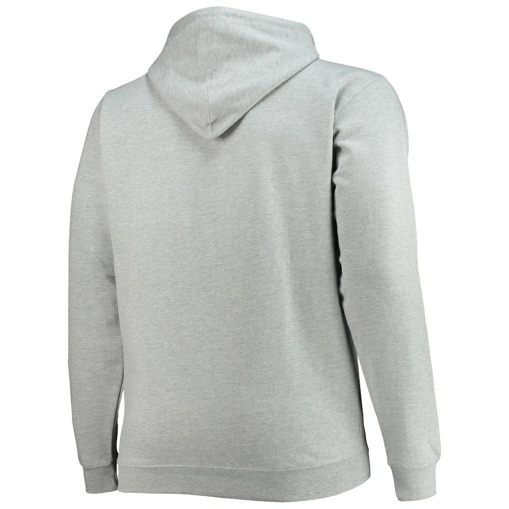 Heathered Gray Atlanta Hawks Big & Tall Heart & Soul Pullover Hoodie | NBA