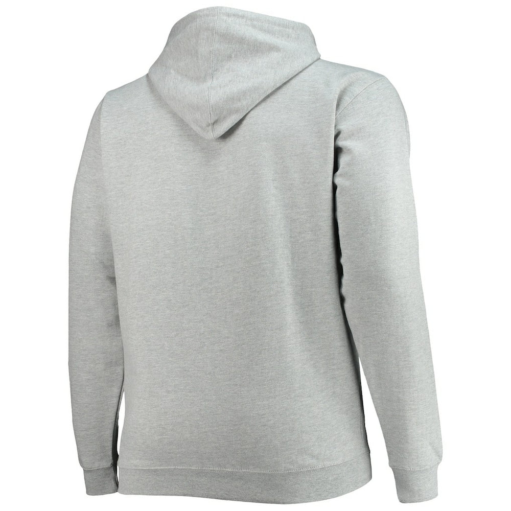 Heathered Gray Atlanta Hawks Big & Tall Heart & Soul Pullover Hoodie | NBA