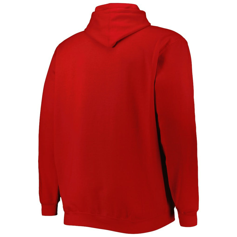 Red Atlanta Hawks Big & Tall Heart & Soul Pullover Hoodie | NBA