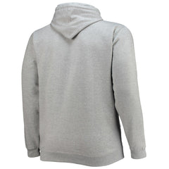 Heathered Gray Miami Heat Big & Tall Heart & Soul Pullover Hoodie | NBA