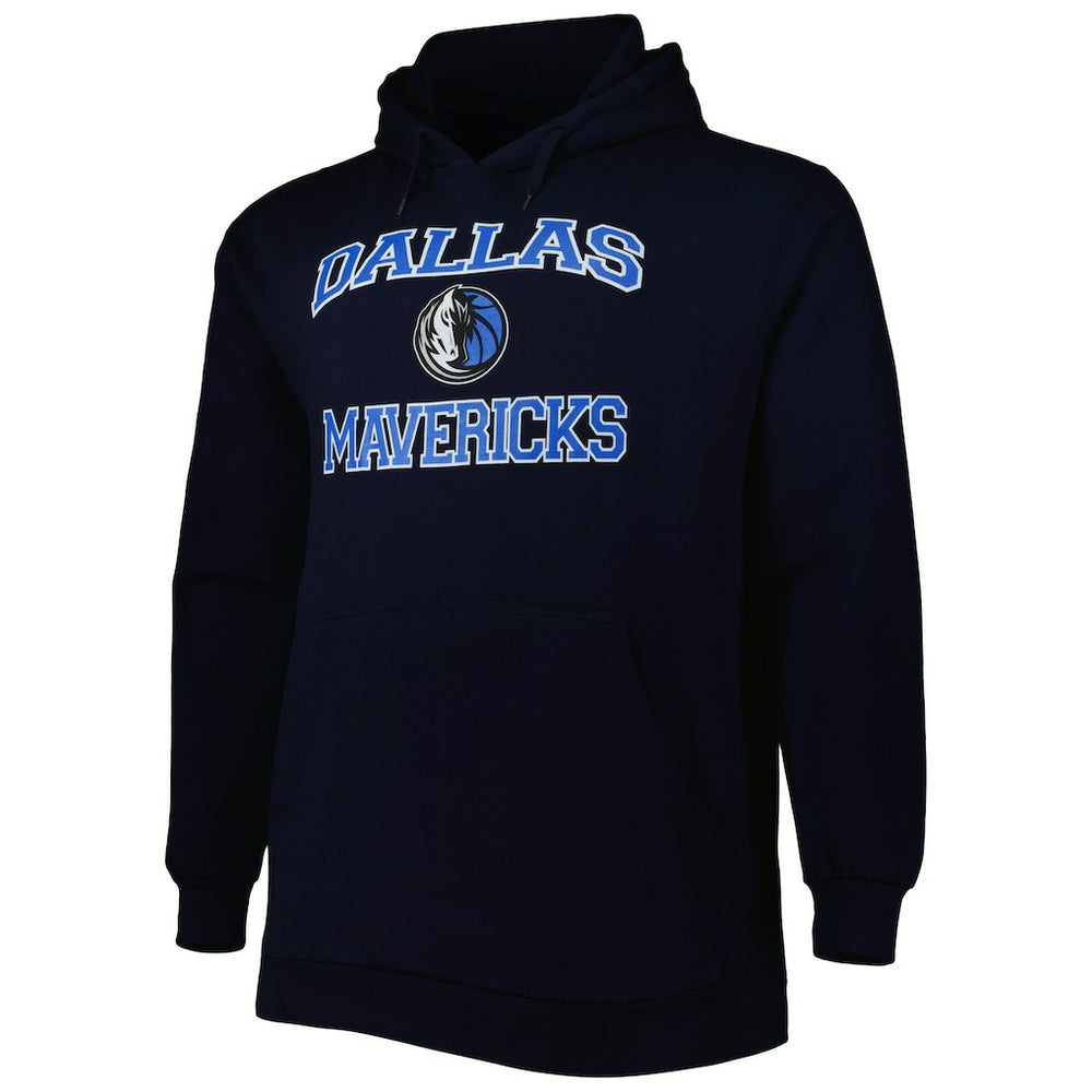 Navy Dallas Mavericks Big & Tall Heart & Soul Pullover Hoodie sale | NBA