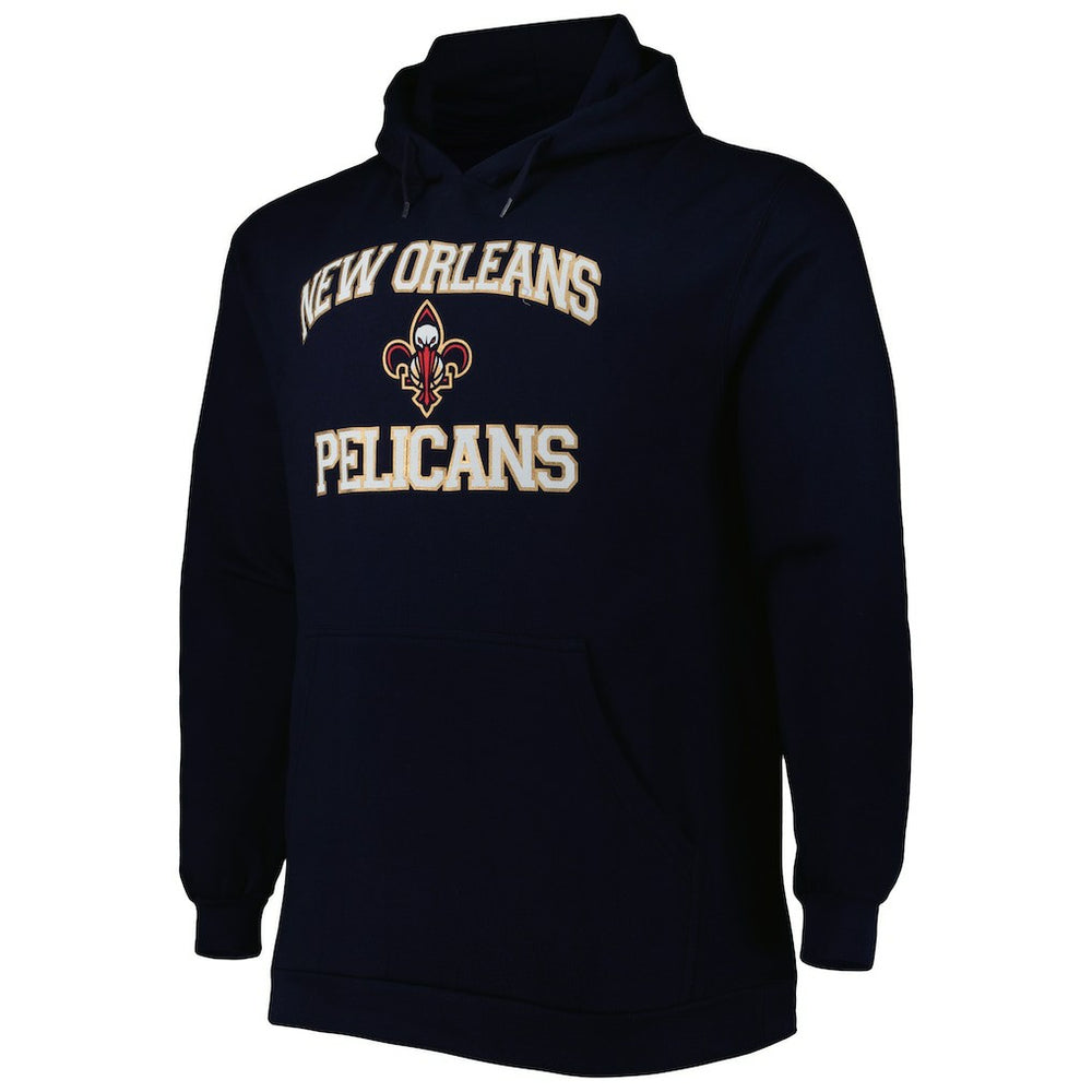 Navy New Orleans Pelicans Big & Tall Heart & Soul Pullover Hoodie | NBA
