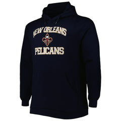 Navy New Orleans Pelicans Big & Tall Heart & Soul Pullover Hoodie | NBA