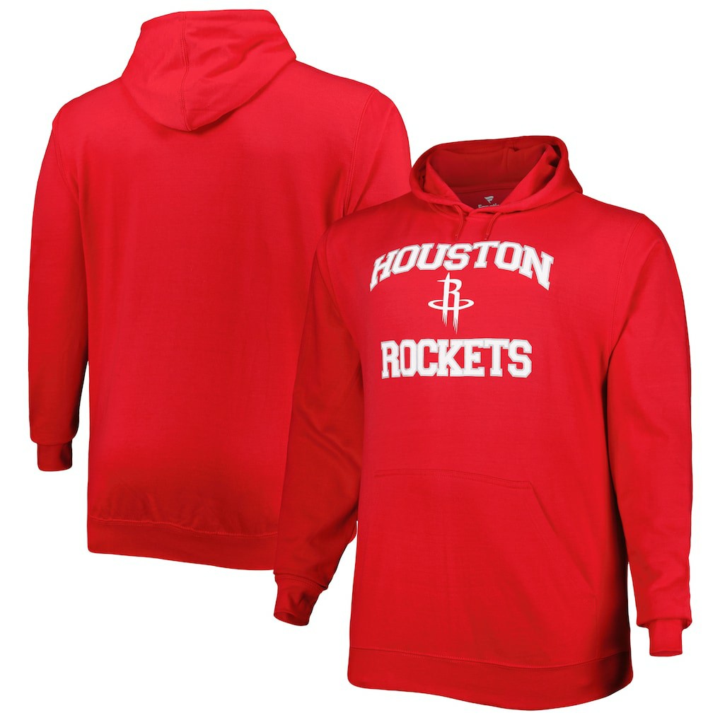 Red Houston Rockets Big & Tall Heart & Soul Pullover Hoodie sale | NBA