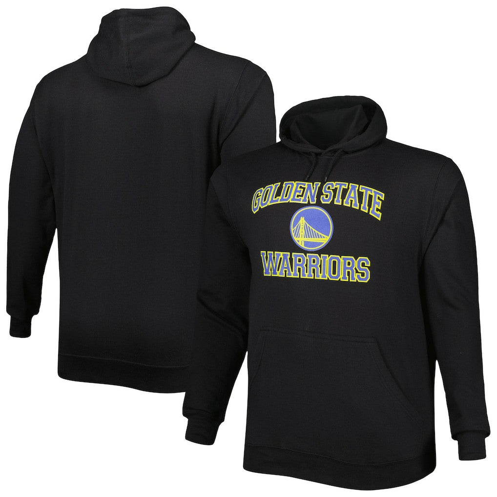 Black Golden State Warriors Big & Tall Heart & Soul Pullover Hoodie sale | NBA