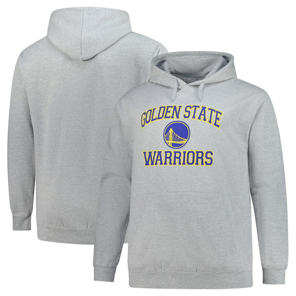 Heathered Gray Golden State Warriors Big & Tall Heart & Soul Pullover Hoodie sale | NBA