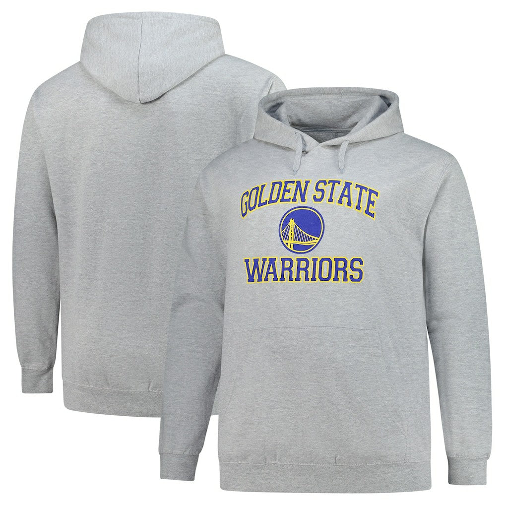 Heathered Gray Golden State Warriors Big & Tall Heart & Soul Pullover Hoodie sale | NBA
