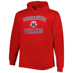 Red Washington Wizards Big & Tall Heart & Soul Pullover Hoodie | NBA