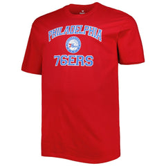 Red Philadelphia 76ers Big & Tall Heart & Soul T-Shirt | NBA