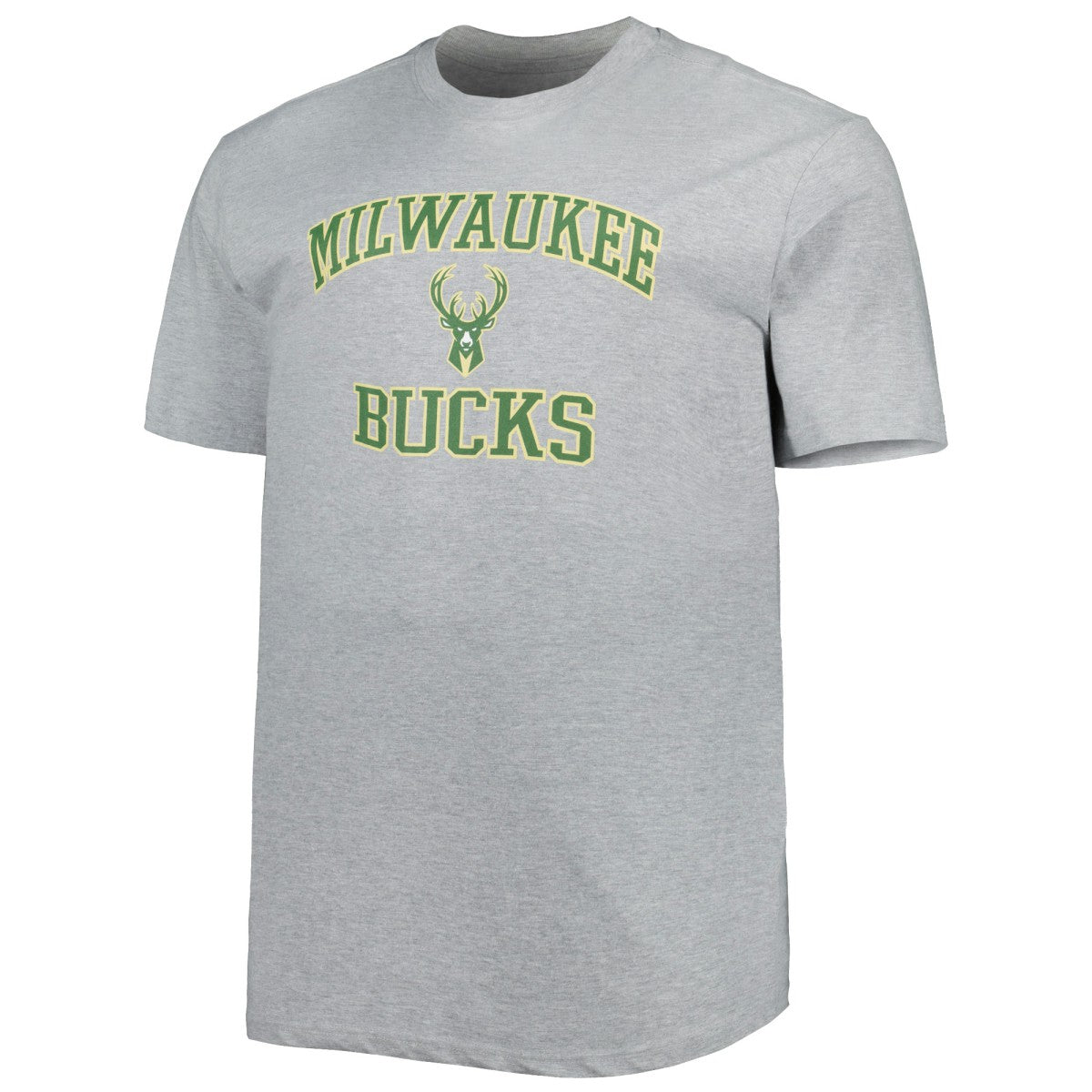 Heathered Gray Milwaukee Bucks Big & Tall Heart & Soul T-Shirt | NBA