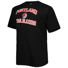 Black Portland Trail Blazers Big & Tall Heart & Soul T-Shirt | NBA