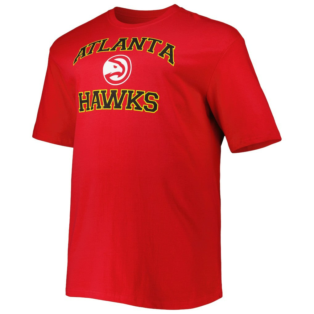 Red Atlanta Hawks Big & Tall Heart & Soul T-Shirt | NBA