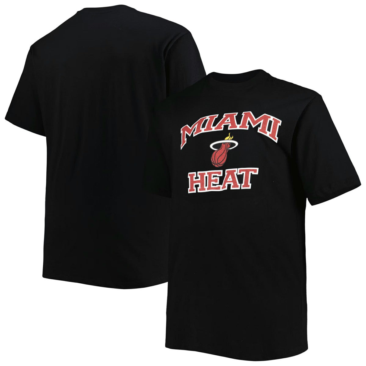 Black Miami Heat Big & Tall Heart & Soul T-Shirt | NBA