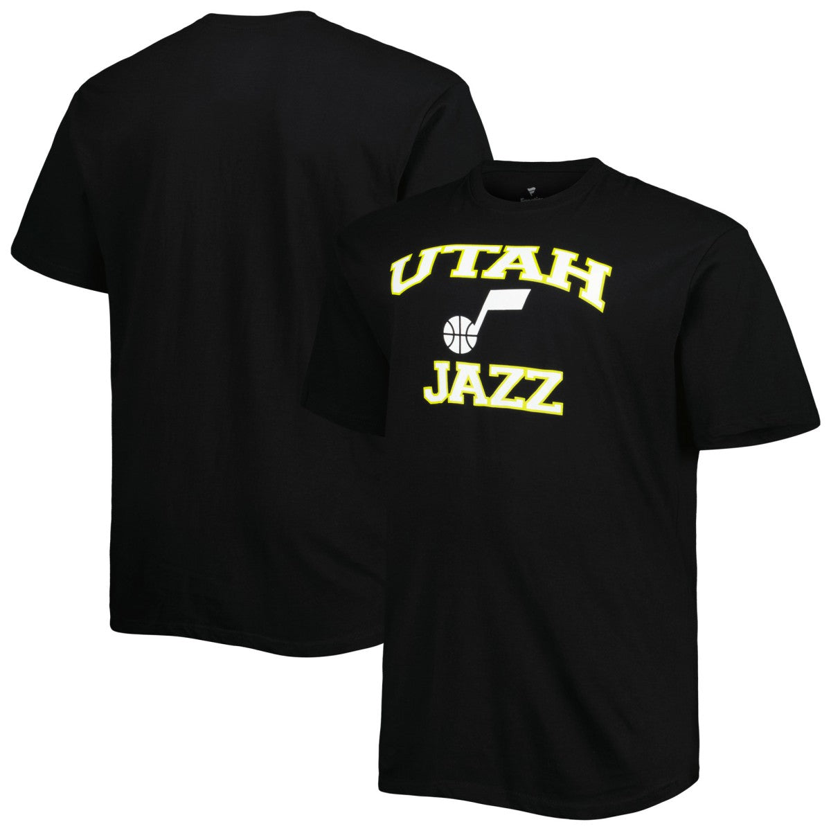 Black Utah Jazz Big & Tall Heart & Soul T-Shirt | NBA