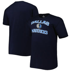 Navy Dallas Mavericks Big & Tall Heart & Soul T-Shirt sale | NBA