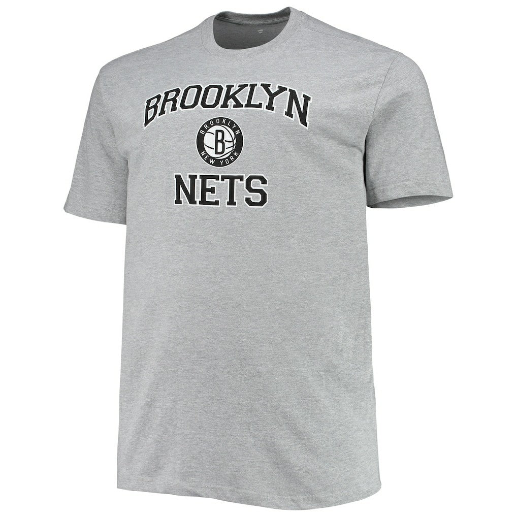 Heathered Gray Brooklyn Nets Big & Tall Heart & Soul T-Shirt | NBA