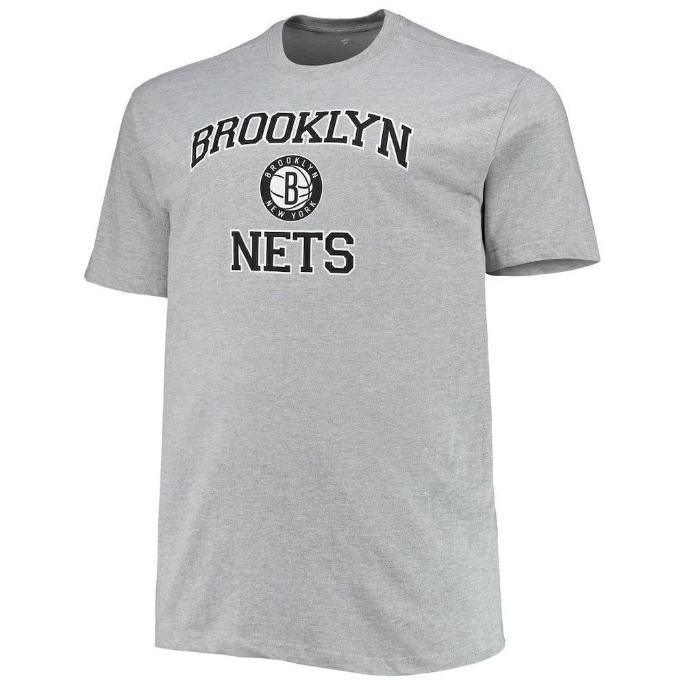 Heathered Gray Brooklyn Nets Big & Tall Heart & Soul T-Shirt | NBA