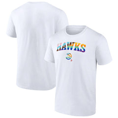 White Atlanta Hawks Pride T-Shirt | NBA