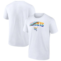 White Charlotte Hornets Pride T-Shirt | NBA