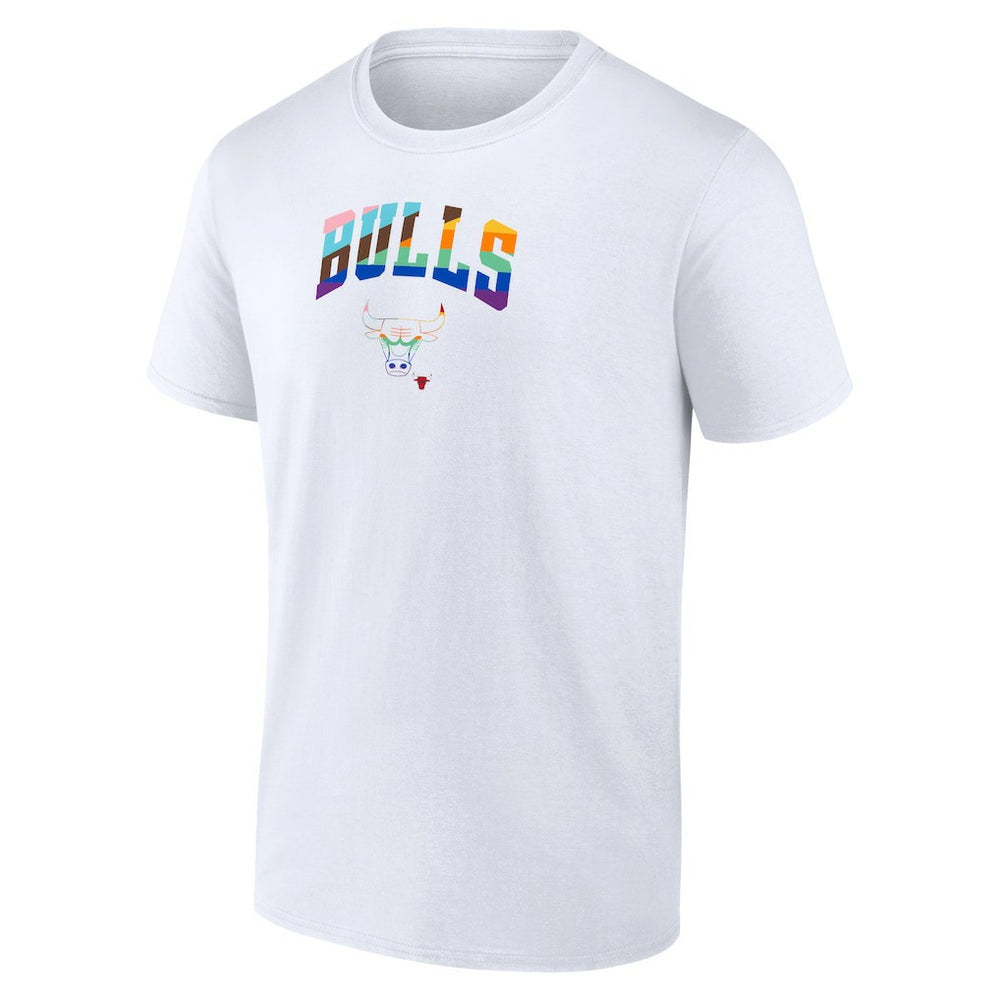 White Chicago Bulls Pride T-Shirt sale | NBA