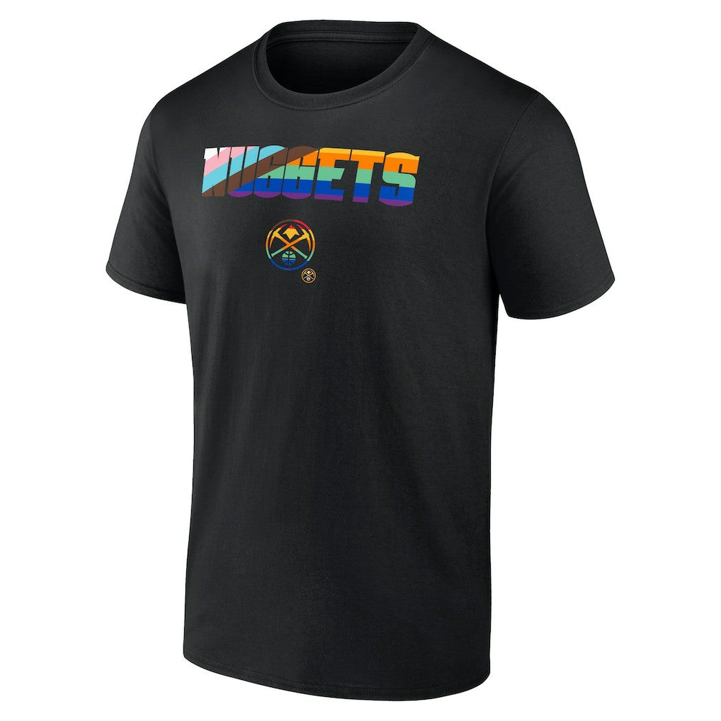 Black Denver Nuggets Pride T-Shirt sale | NBA