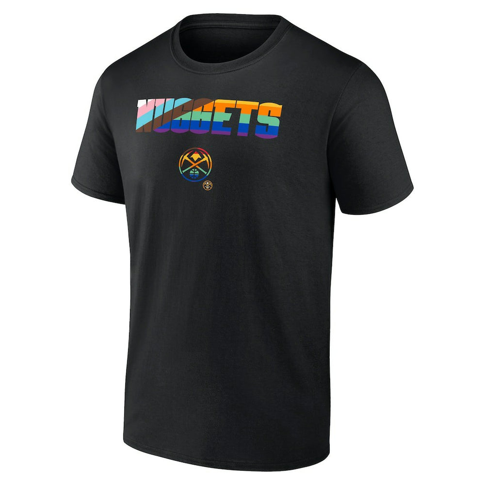 Black Denver Nuggets Pride T-Shirt sale | NBA