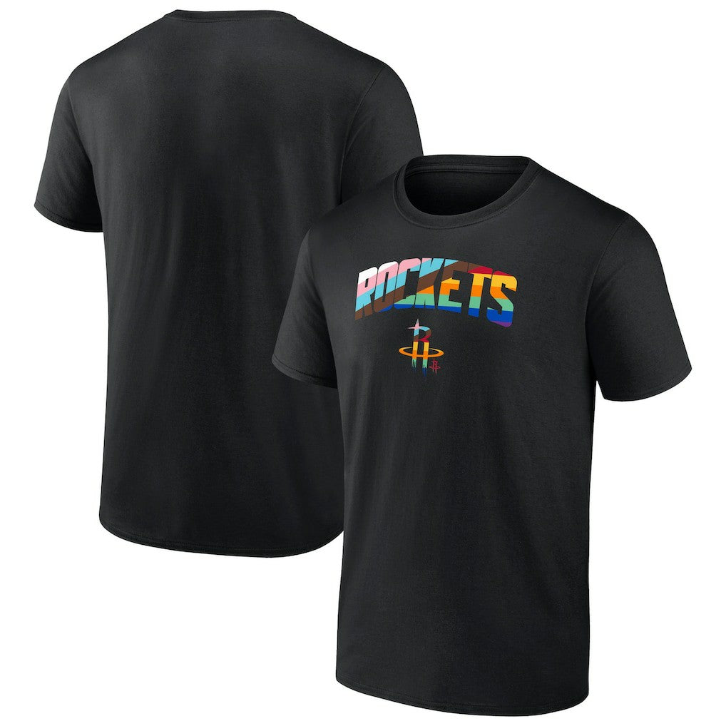 Black Houston Rockets Pride T-Shirt | NBA
