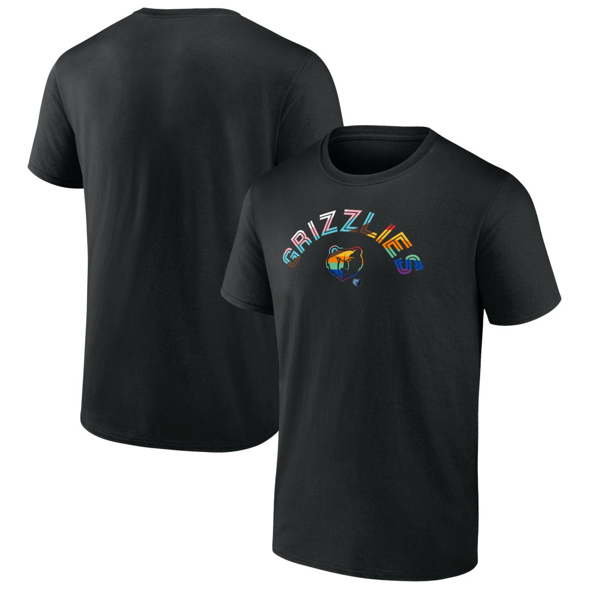 Black Memphis Grizzlies Pride T-Shirt | NBA