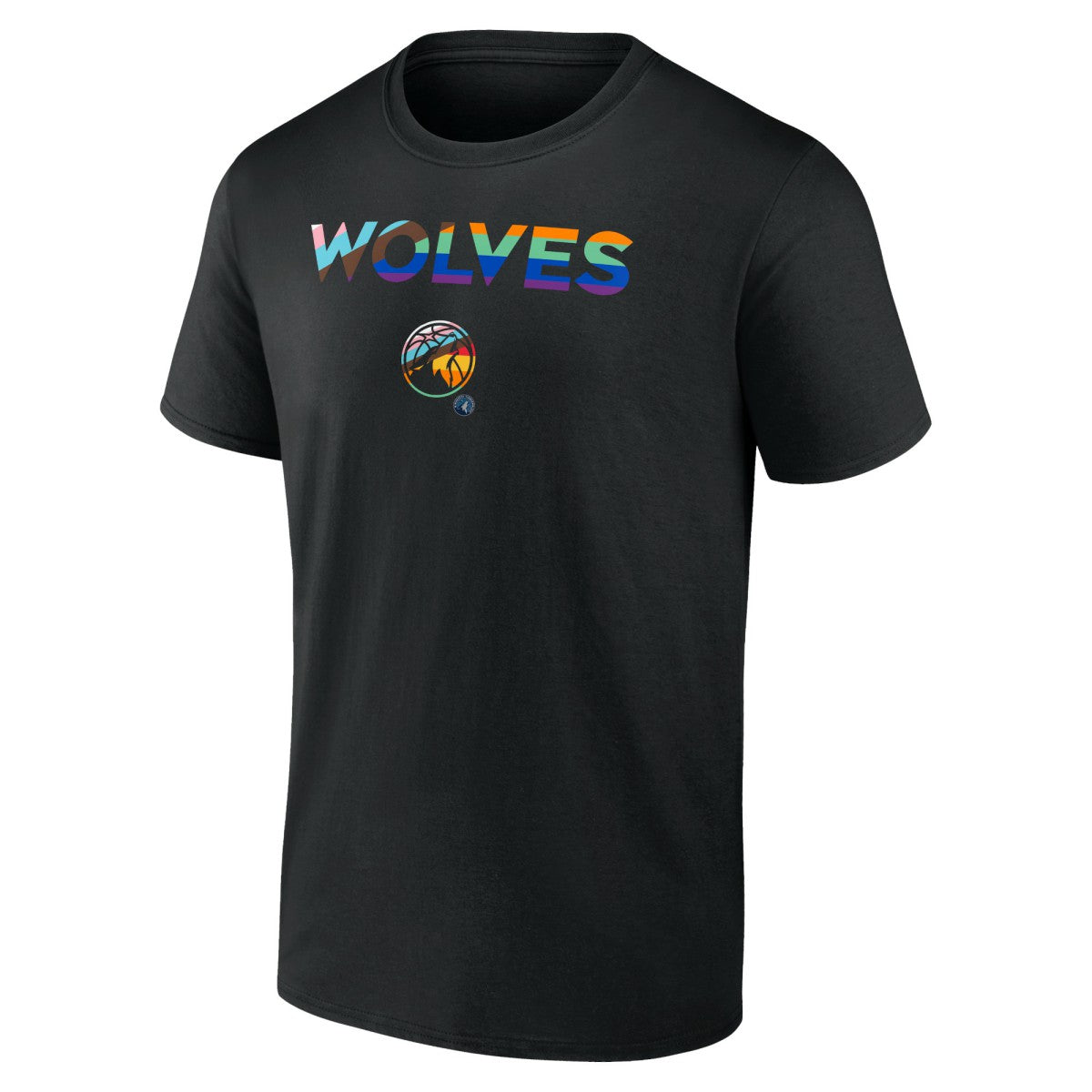 Black Minnesota Timberwolves Pride T-Shirt | NBA