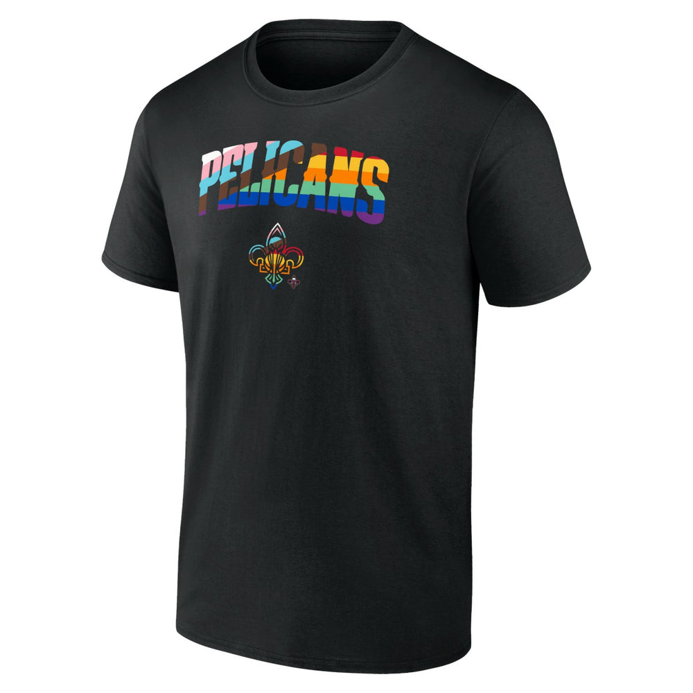 Black New Orleans Pelicans Logo Pride T-Shirt | NBA