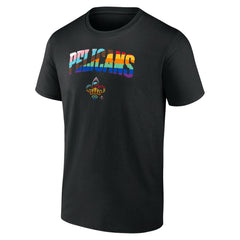 Black New Orleans Pelicans Logo Pride T-Shirt | NBA