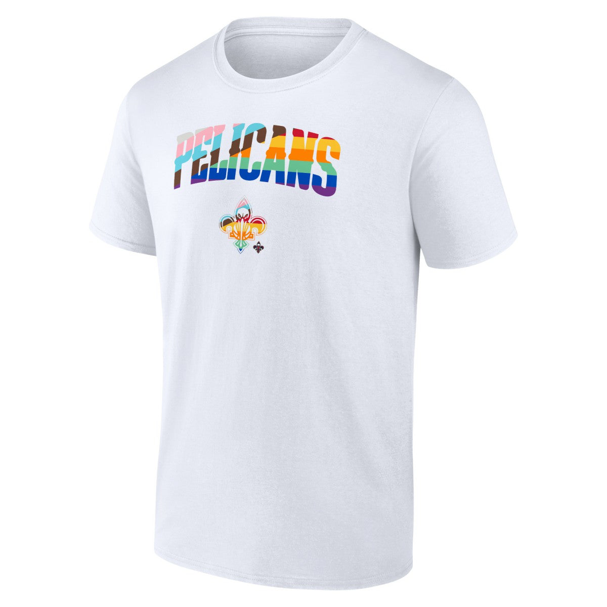 White New Orleans Pelicans Pride T-Shirt | NBA