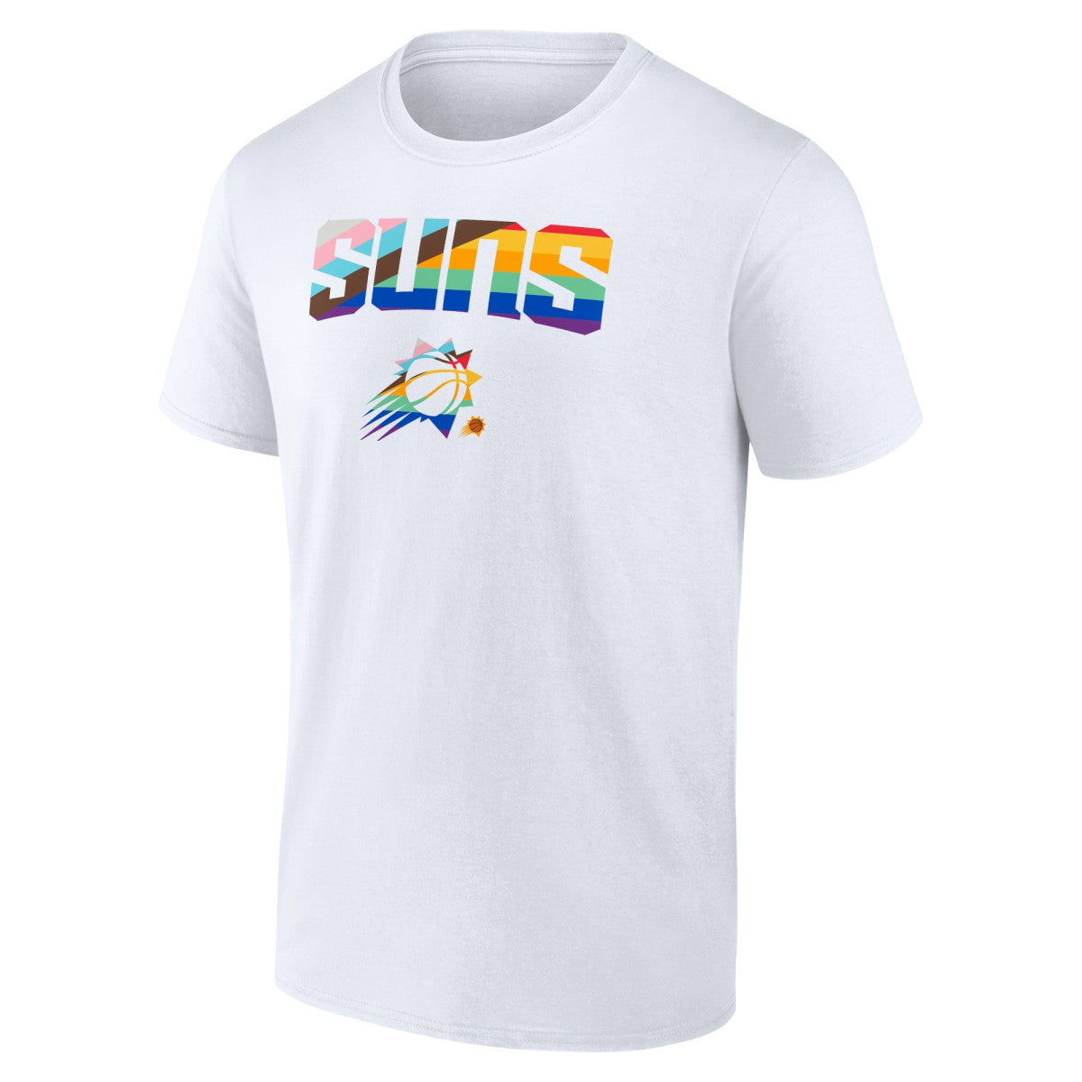 White Phoenix Suns Pride T-Shirt | NBA