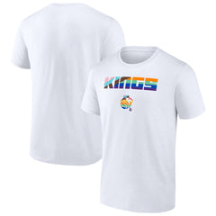 White Sacramento Kings Pride T-Shirt | NBA