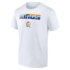 White Sacramento Kings Pride T-Shirt | NBA