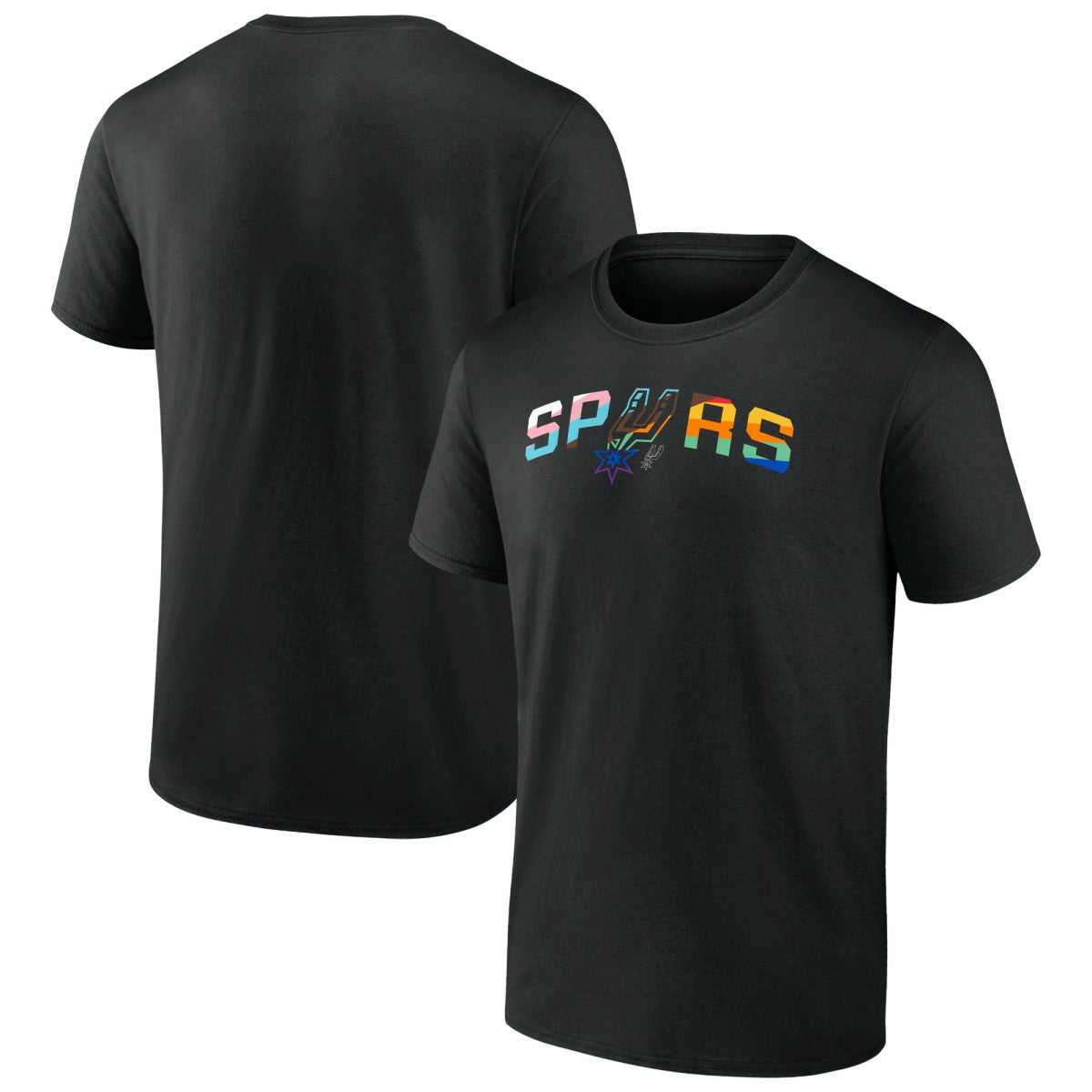 Black San Antonio Spurs Pride T-Shirt | NBA