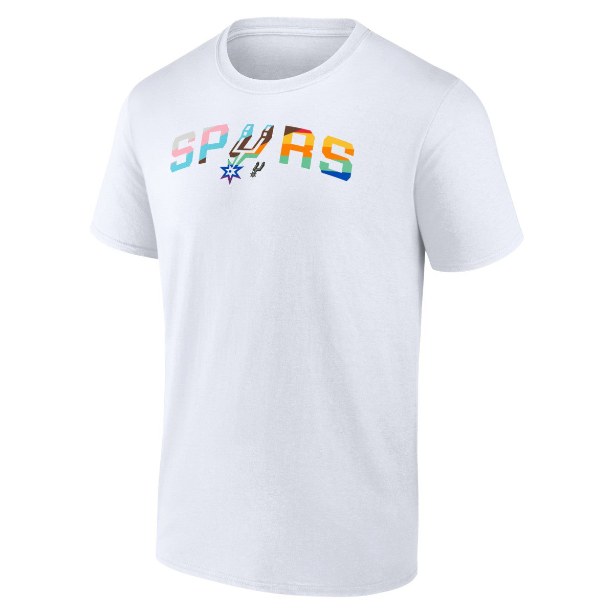 White San Antonio Spurs Pride T-Shirt | NBA