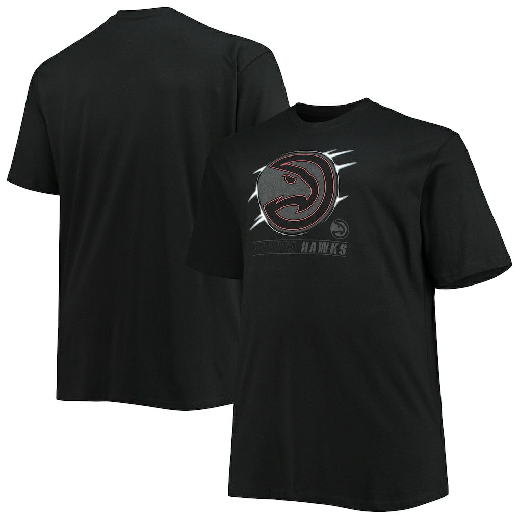 Black Atlanta Hawks Big & Tall Pop T-Shirt | NBA