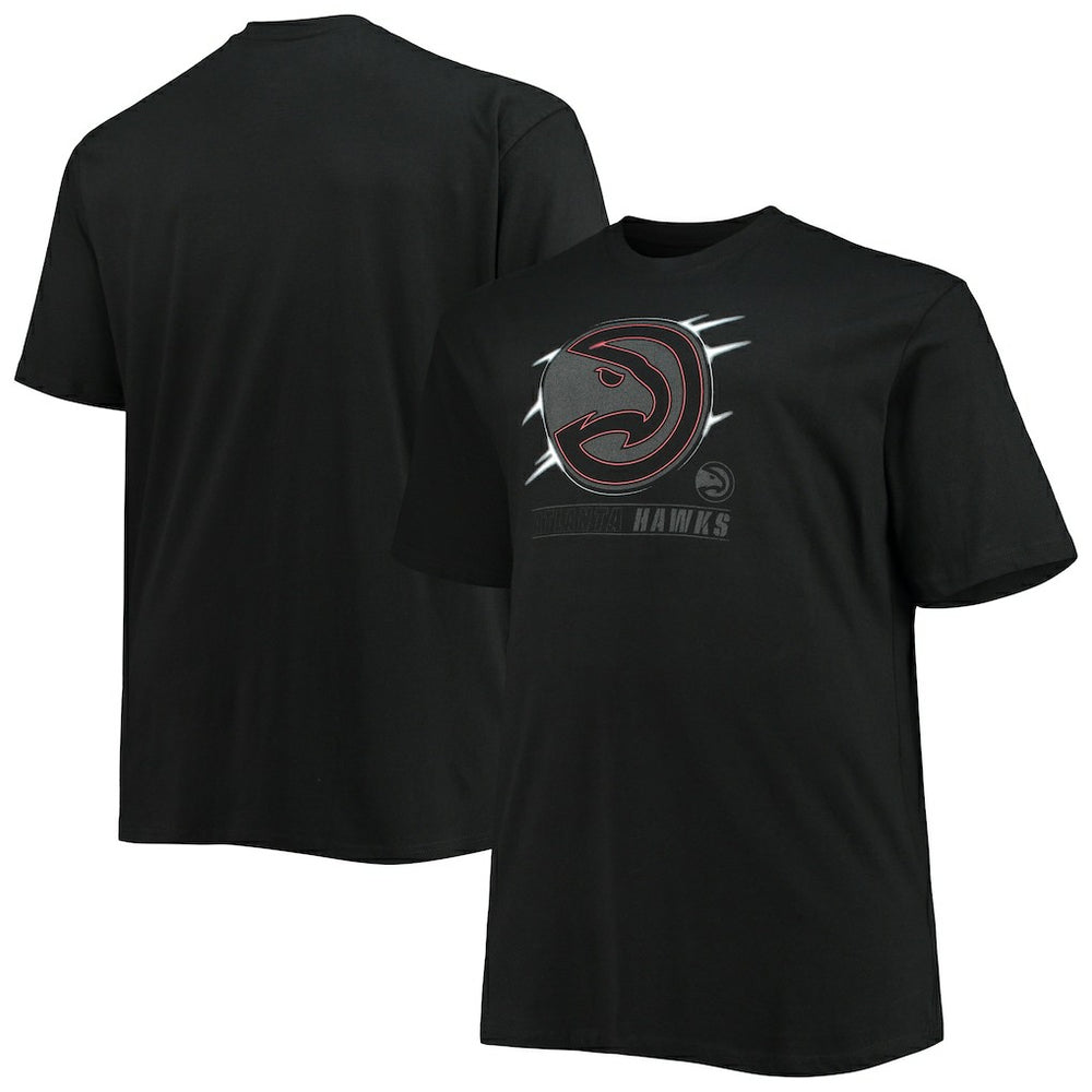 Black Atlanta Hawks Big & Tall Pop T-Shirt | NBA