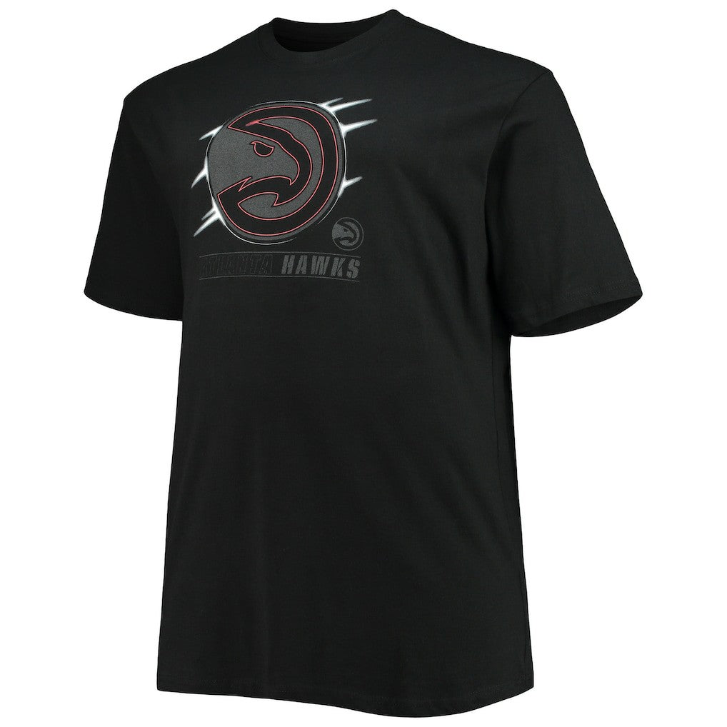 Black Atlanta Hawks Big & Tall Pop T-Shirt | NBA