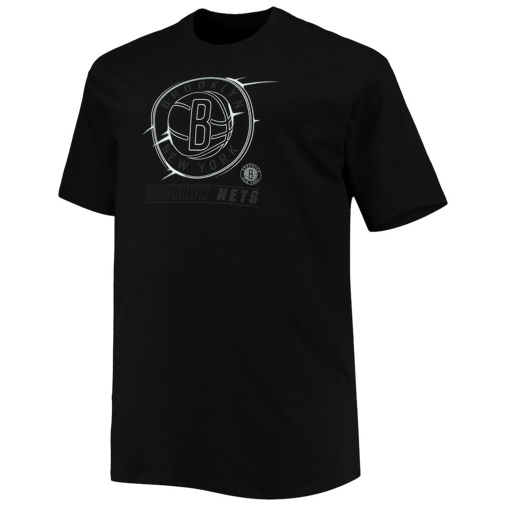 Black Brooklyn Nets Big & Tall Pop T-Shirt | NBA